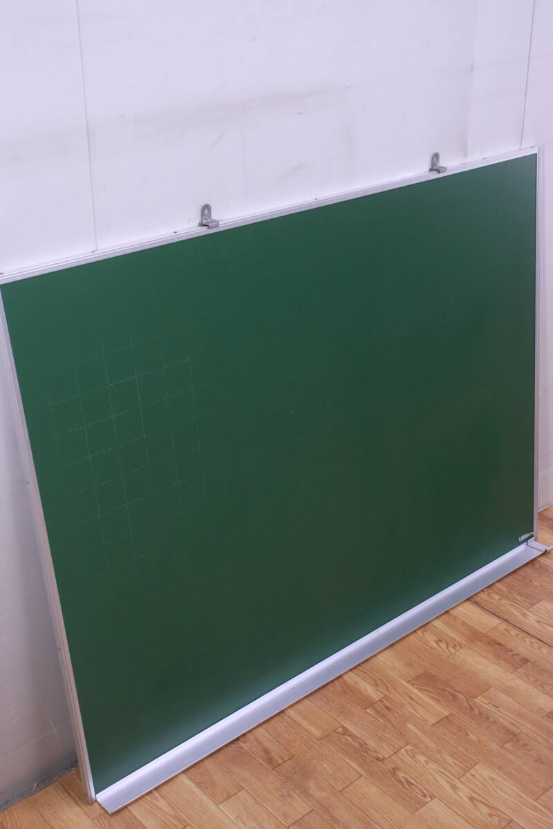 黒板 LION アルミホーロー黒板 120×90cm 中古現状品■(F9120)の画像2