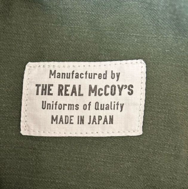 THE REAL McCOY'S TROUSERS MEN'S COTTON SATEEN MP18005リアルマッコイズ サテントラウザーズ size M ベイカーパンツ ファティーグパンツ_画像6