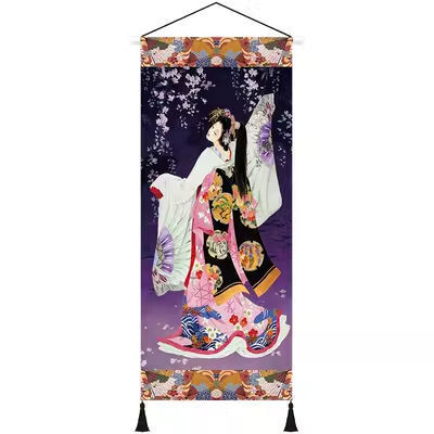  beautiful goods ... Japanese style store entranceway background cloth art .. bedside wall equipment ornament .4 point set 50*120CM