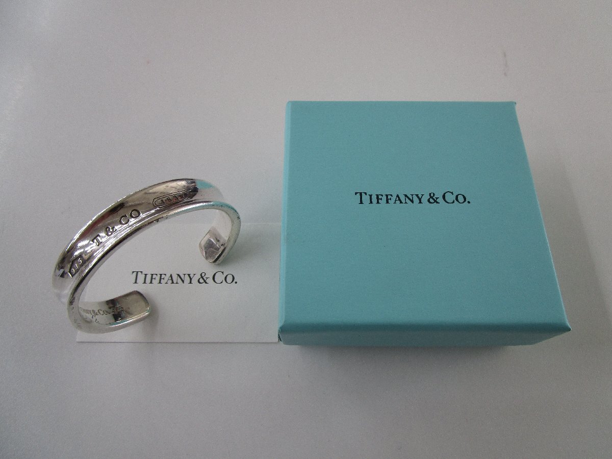 ティファニー★TIFFANY★SV925・バングル★鑑定済★H6712の画像7