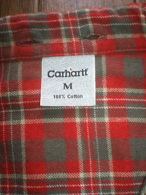 carhartt カーハート　ネルシャツ　ワークシャツ　パーカー　_画像6