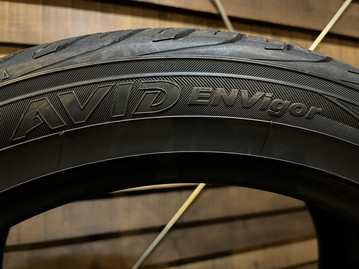 ［山有り、良品］245/45R19 YOKOHAMA AVID ENVIGOR 2019年製 4本セットの画像7