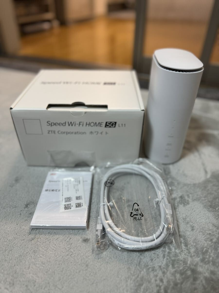 1円〜送料無料ZTE Speed Wi-Fi HOME 5G L11 ZTR01 ホームルーターの画像1