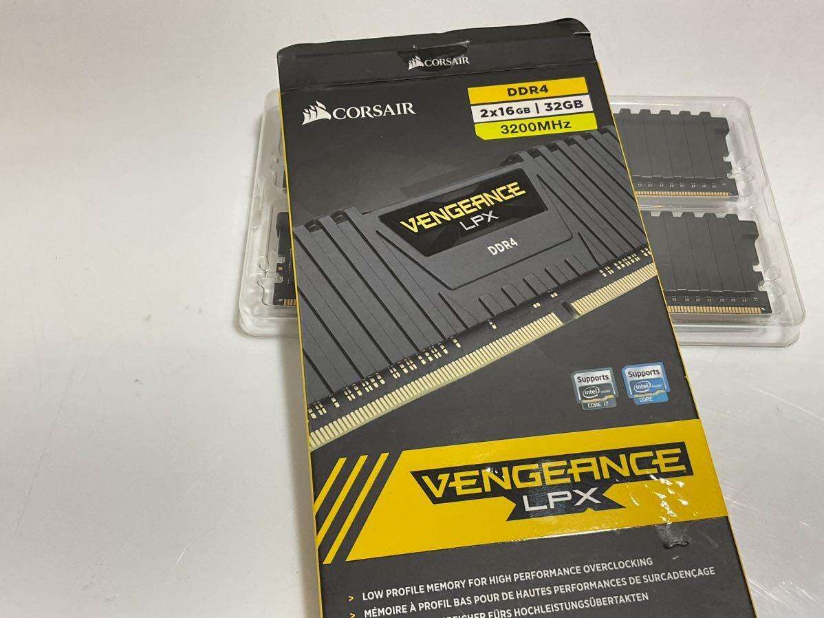 CORSAIR DDR4-3200MHz デスクトップPC用 メモリ VENGEANCE LPX シリーズ 32GB CMK32GX4M2E3200C16 現状品の画像4