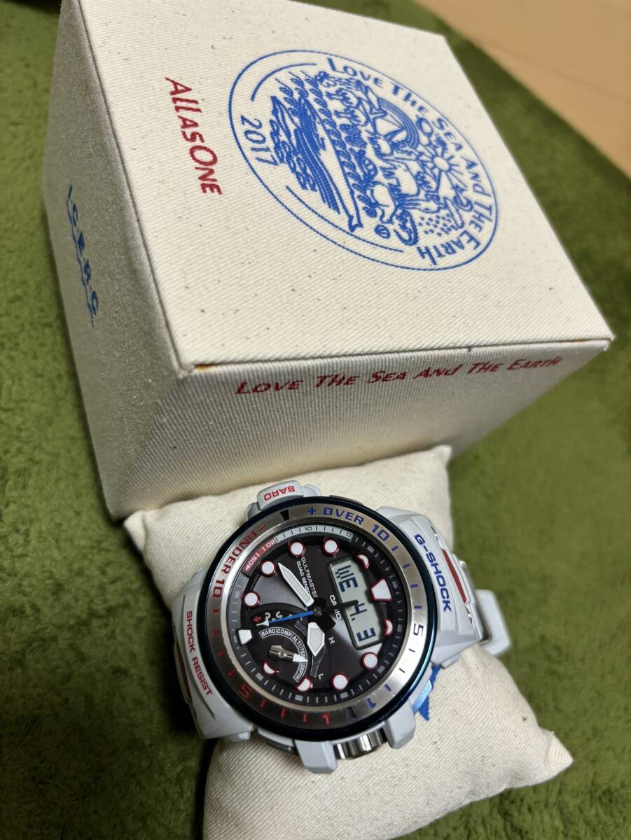 希少限定モデル CASIO G-SHOCK Gショック ガルフマスター GWN-Q1000K-7AJR イルクジ2017 イルカクジラモデルの画像9