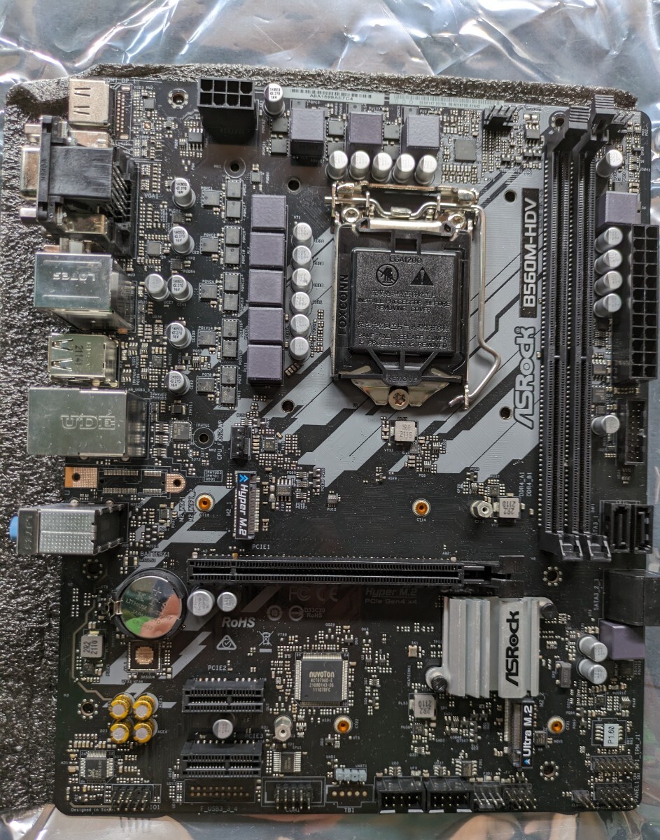 [1円～]ASRock B560M-HDV LGA1200 MicroATXマザーボード 第10・11世代CPU対応の画像3