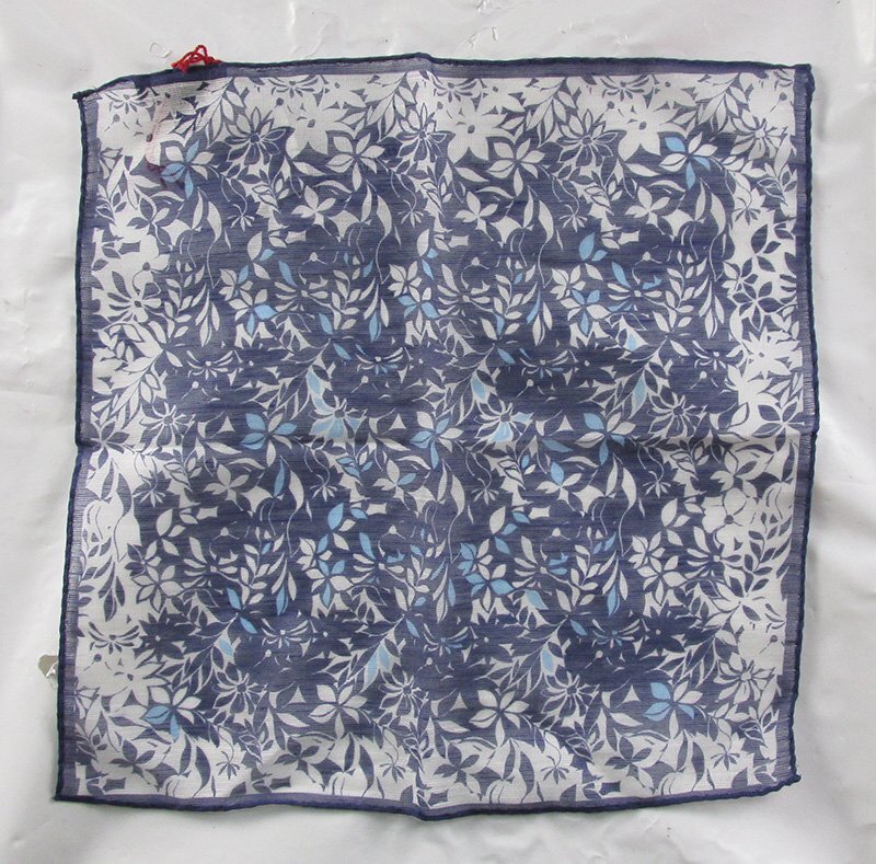 YO16902 Atelier F&B следы lieef& Be pocket square носовой платок оттенок голубого не использовался ( клик post возможно )