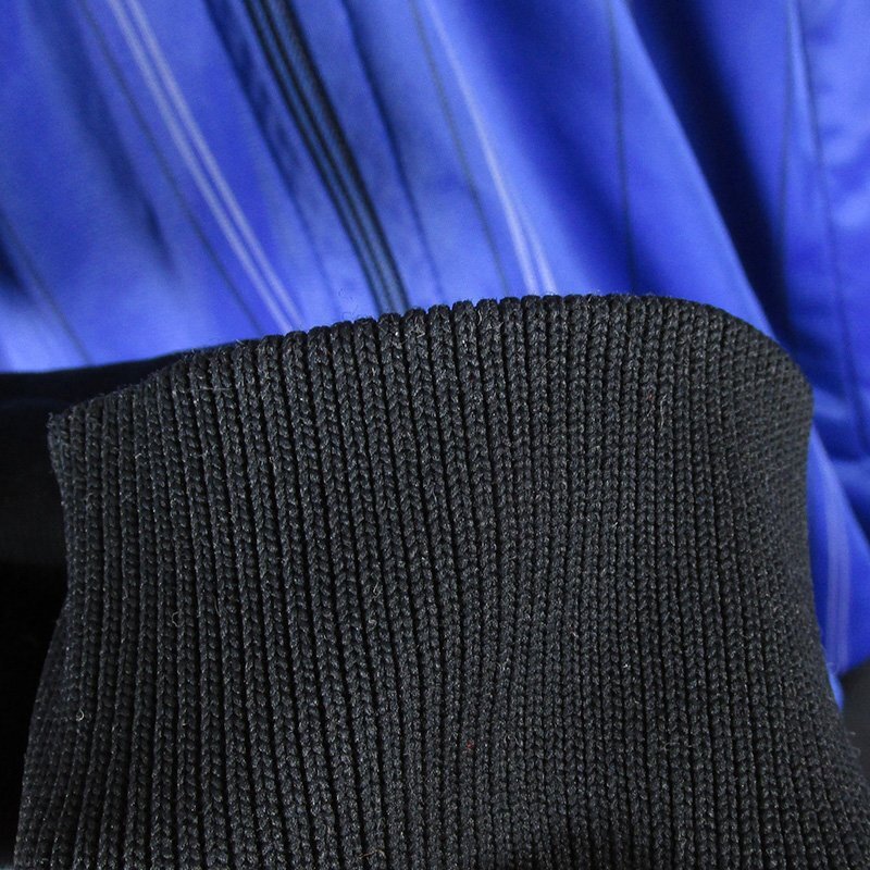 LAJ24591 Vintage adidas Adidas 70-80s спортивная куртка джерси USA производства оттенок голубого × оттенок черного M