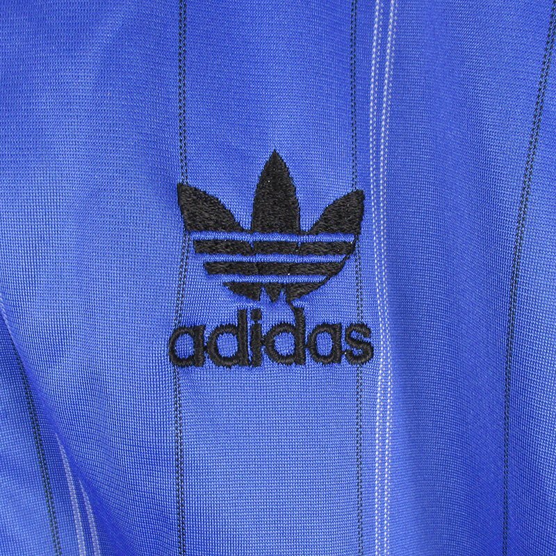 LAJ24591 Vintage adidas Adidas 70-80s спортивная куртка джерси USA производства оттенок голубого × оттенок черного M