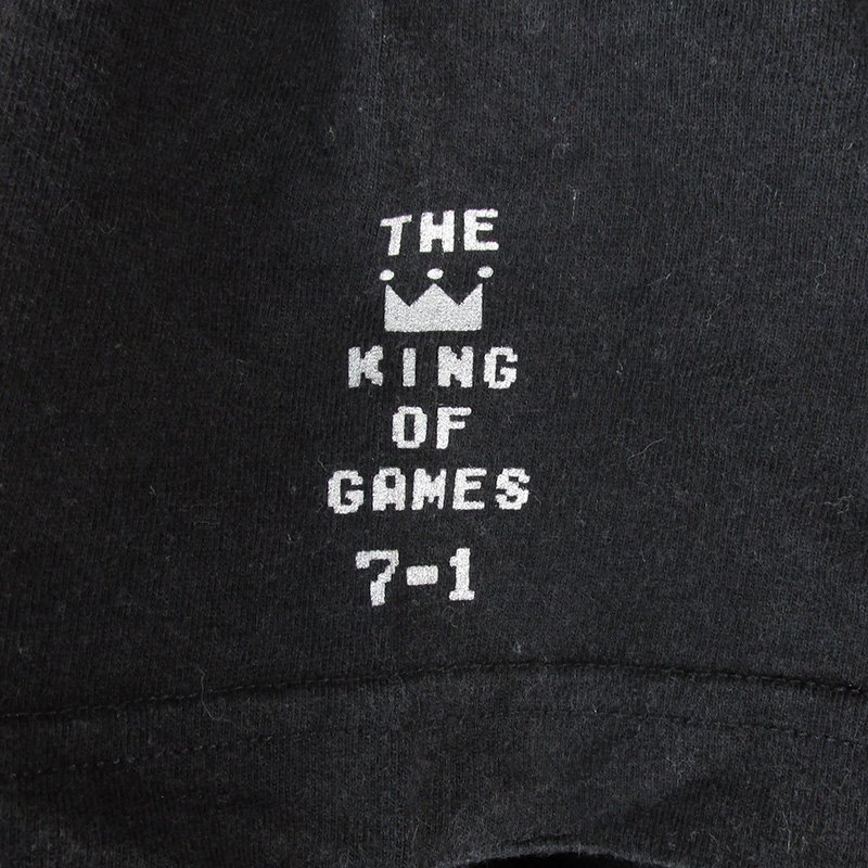 ST10330 THE KING OF GAMES Tシャツ GOMOKUNARABE 五目並べ 日本製 ブラック M（クリックポスト可）の画像8