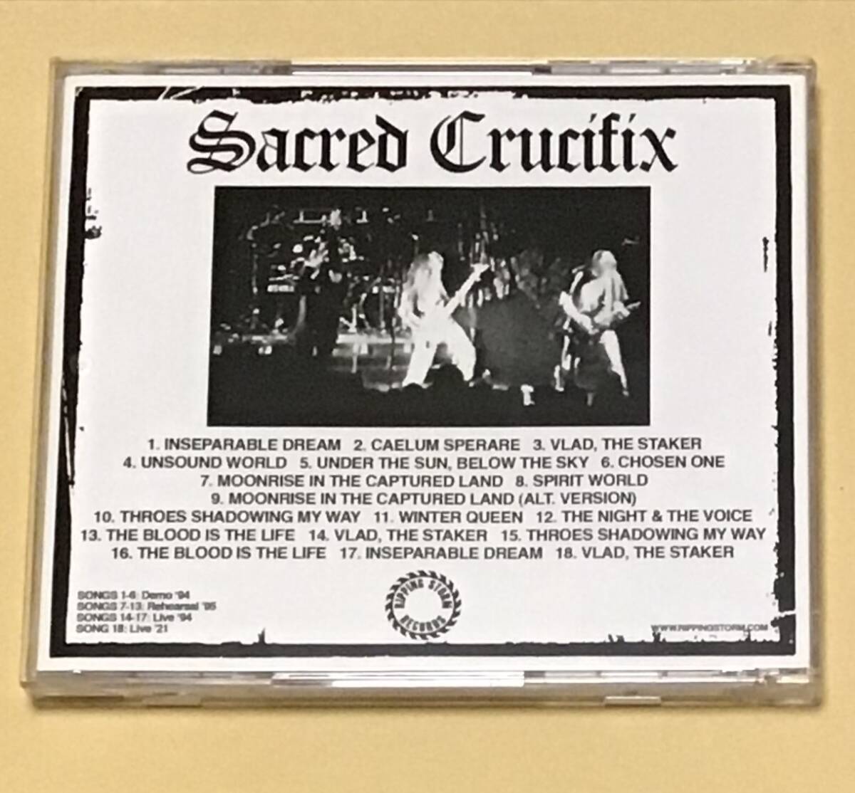 94年 95年 21年 北欧デスメタル / デス・スラッシュ・メタル Sacred Crucifix - Realms of the North Vol. 3 (1994-1995) 500枚限定の画像3