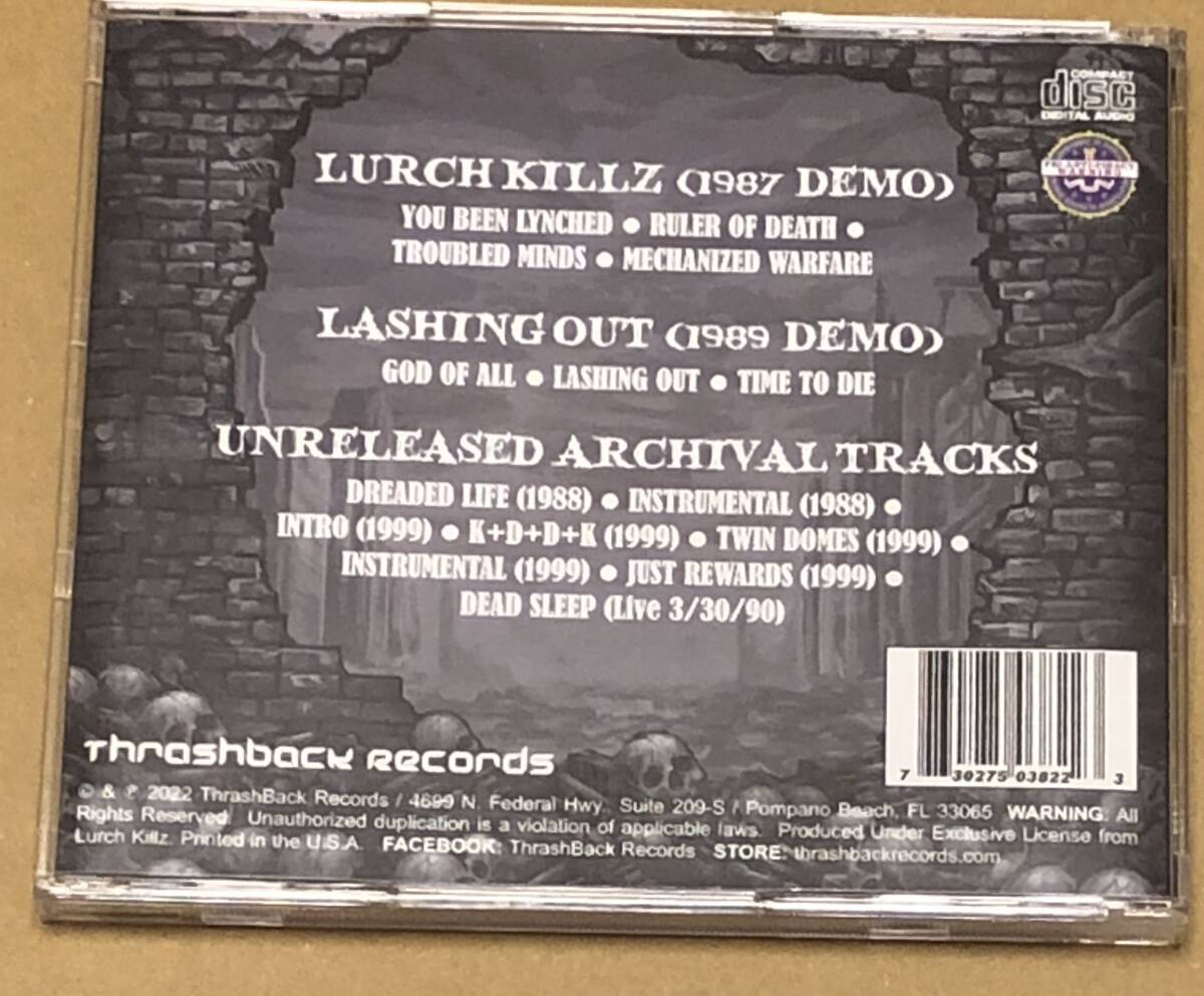 87年 / 89年 スラッシュ・メタル Lurch Killz - Requiem: The Demo Anthology 300枚限定 幻の名バンド Sacred Reich メンバー在籍の画像5