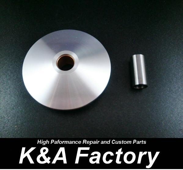 【K&A Factory】ハイスピードプーリーKWユナリ台湾バギーATV_●クラス最大径Φ100mm