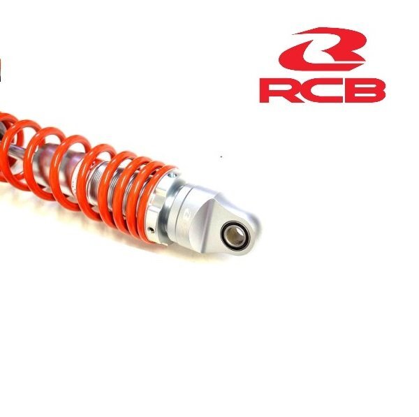 レーシングボーイ(RCB)プリロード無段階調整式リアショック/リアサスペンション335mm レッド スーパーカブ リトルカブ ダックス クロスカブ_画像2