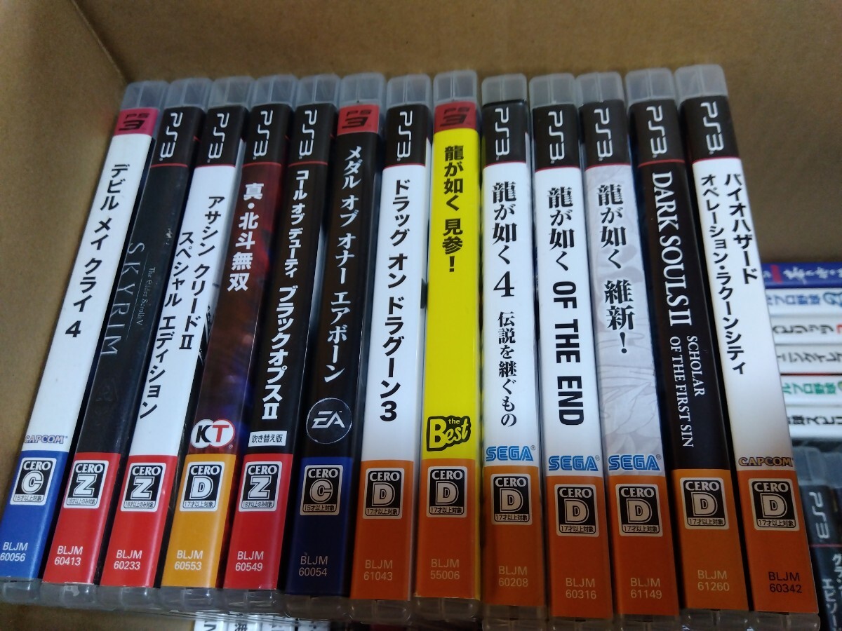 大量 PS3 50本セット ソフト まとめ　動作未確認　説明書付属　送料無料 C