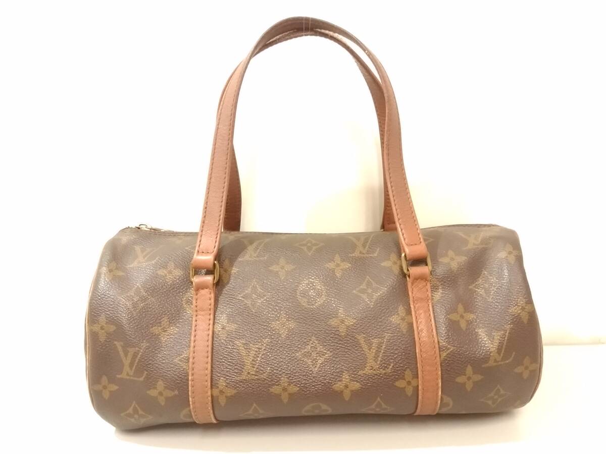 LOUIS VUITTON ルイヴィトン モノグラムライン パピヨン30 M51365 旧型 筒型ショルダーバッグ/約13×30×12cm/06KO042217-8の画像1