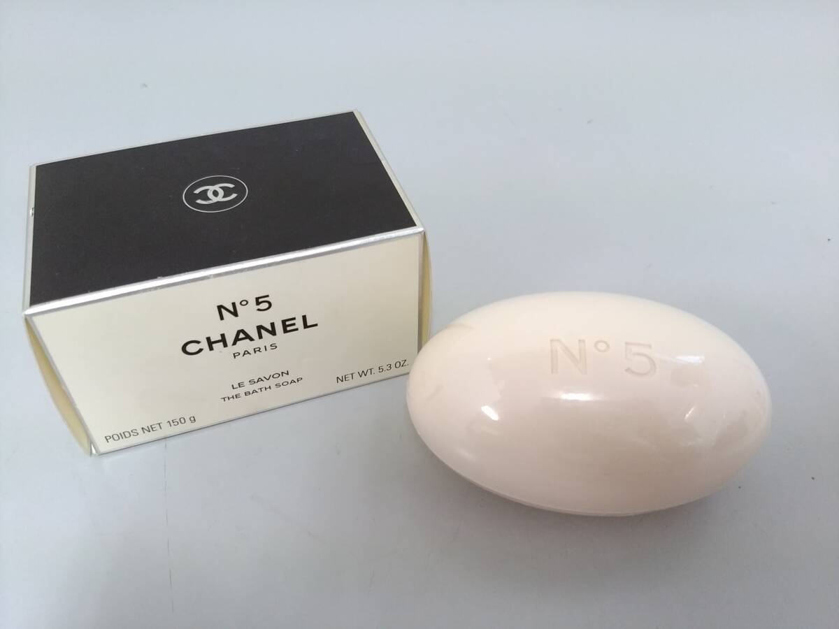 [ new goods ]CHANEL Chanel N°5savon4 point set / stone ../5 number /N5/ standard / weight approximately 150g/ weight approximately 75g/ skin care / base cosmetics / fragrance /LIA50-6