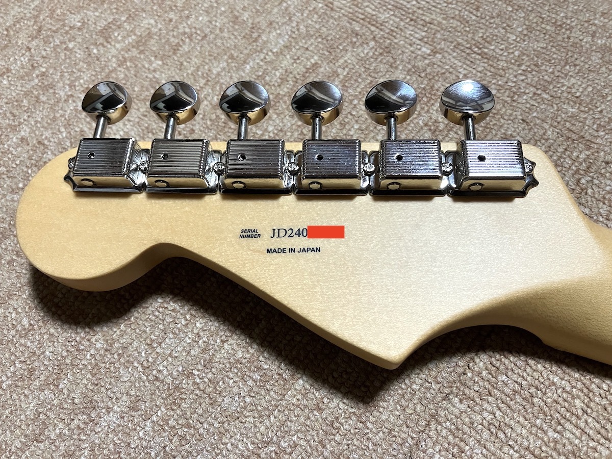 【超軽量2.74kg・美品】 Junior Collection Stratocaster ショートスケール ジュニアコレクション ストラトキャスター ニコイチ 送料無料の画像4