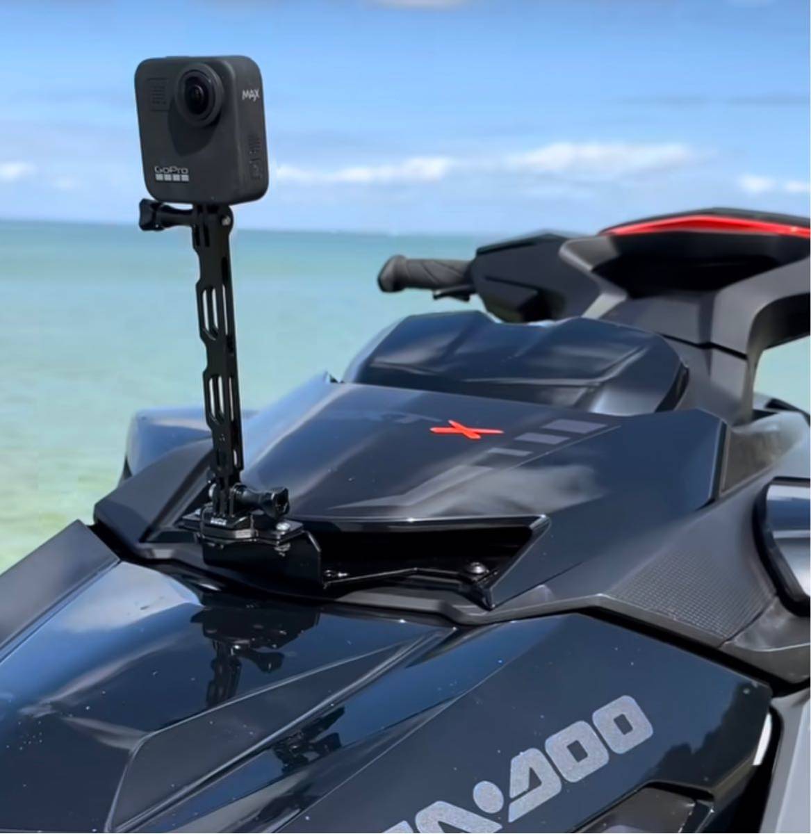 2018〜 RXT GTX WAKE FISH ゴープロマウント GoPro Insta360 カメラ seadoo シードゥ RXTXの画像1