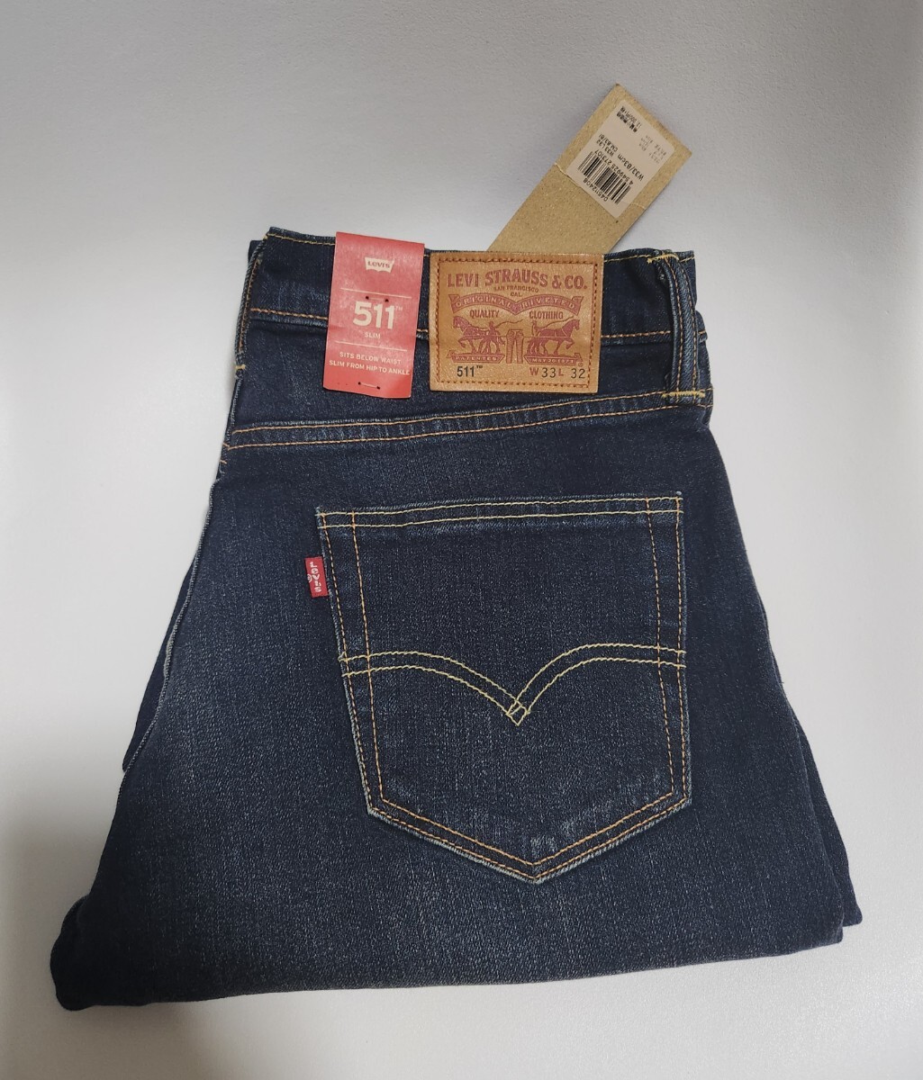 【新品】Levi's 511 リーバイス 511 W33 L32 赤耳 Levi ジーンズ LEVIS デニム Levi デニム_画像2