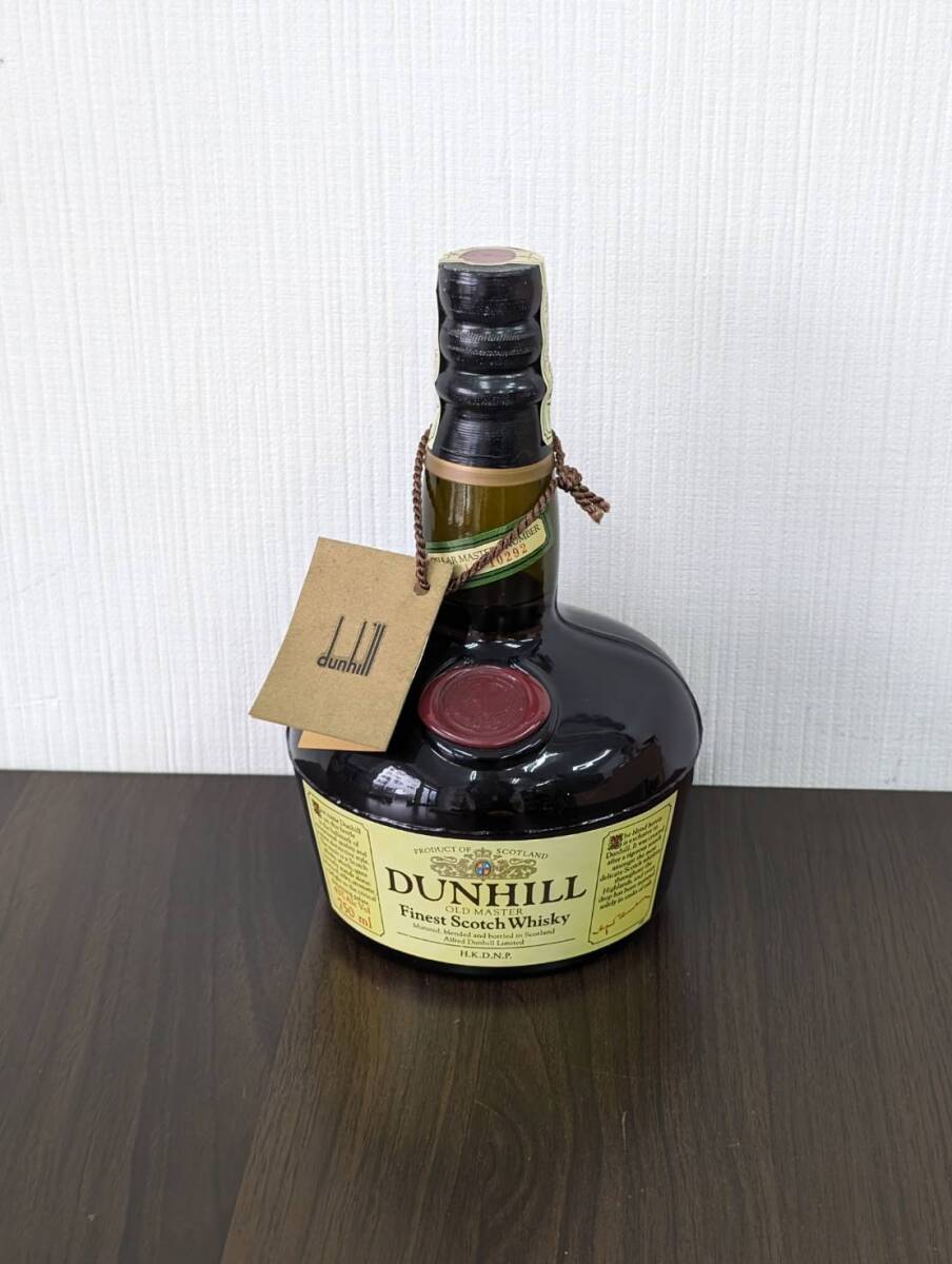 [未開封/未使用] Dunhill OLD MASTER Finest Scotch Whisky ダンヒル オールドマスター フィネスト スコッチ 750ml 43％ 重量1378g 同梱可の画像1