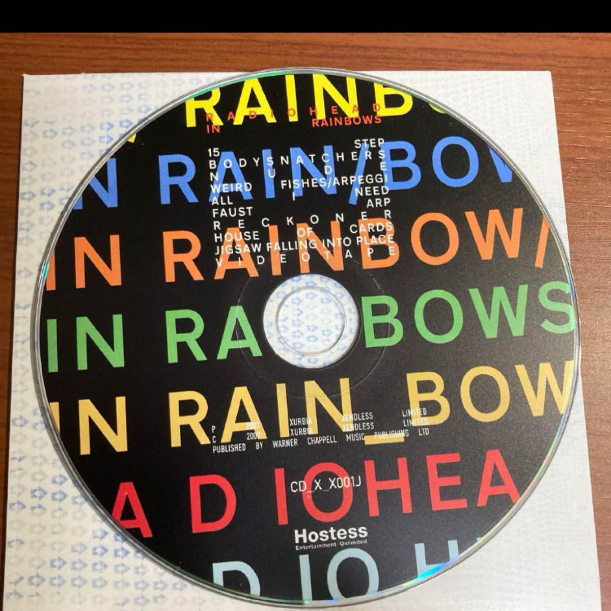 ▲【廃盤・良好】RADIO HEAD　IN RAINBOW　イン/レインボウズ  レディオヘッド イン レインボウズ