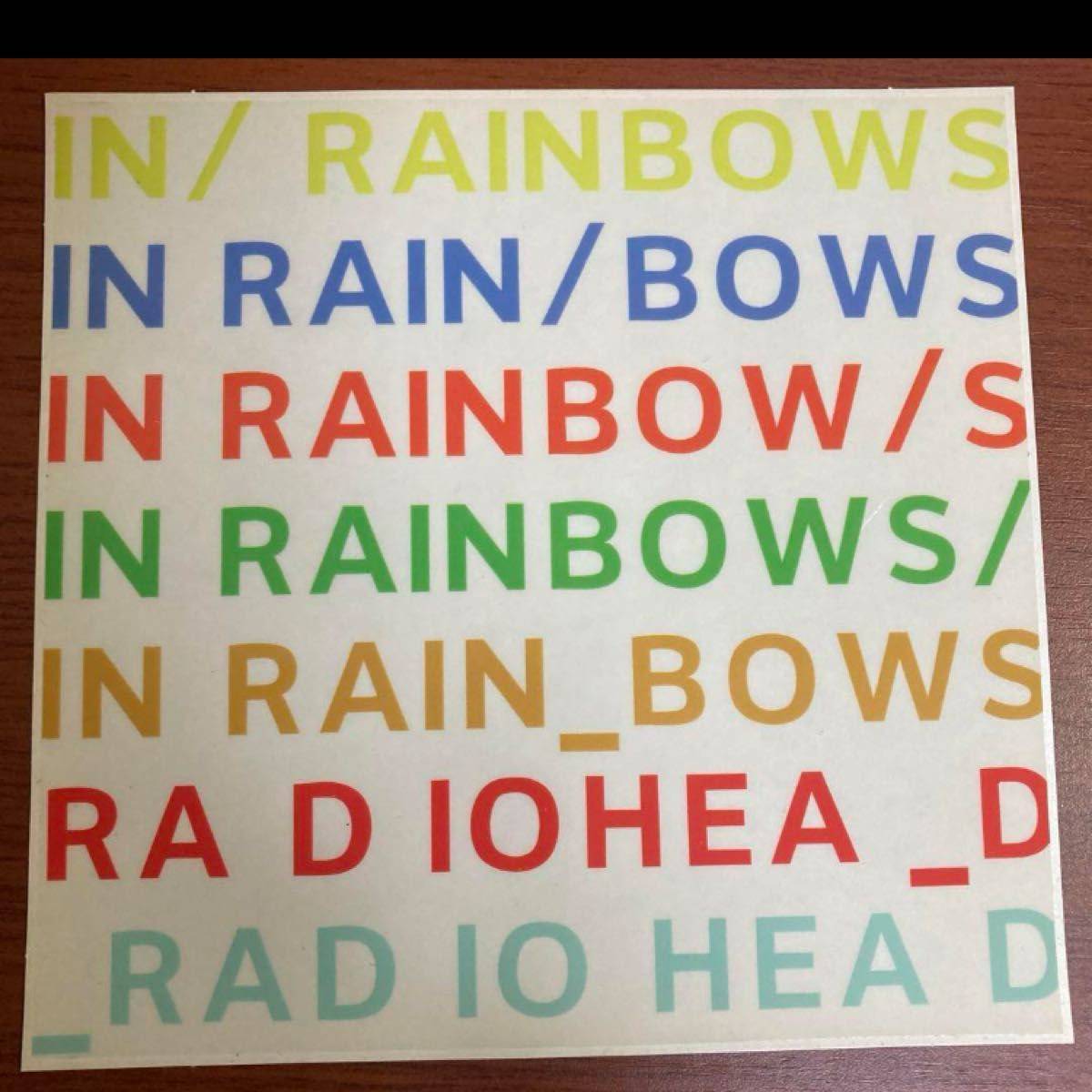 ▲【廃盤・良好】RADIO HEAD　IN RAINBOW　イン/レインボウズ  レディオヘッド イン レインボウズ