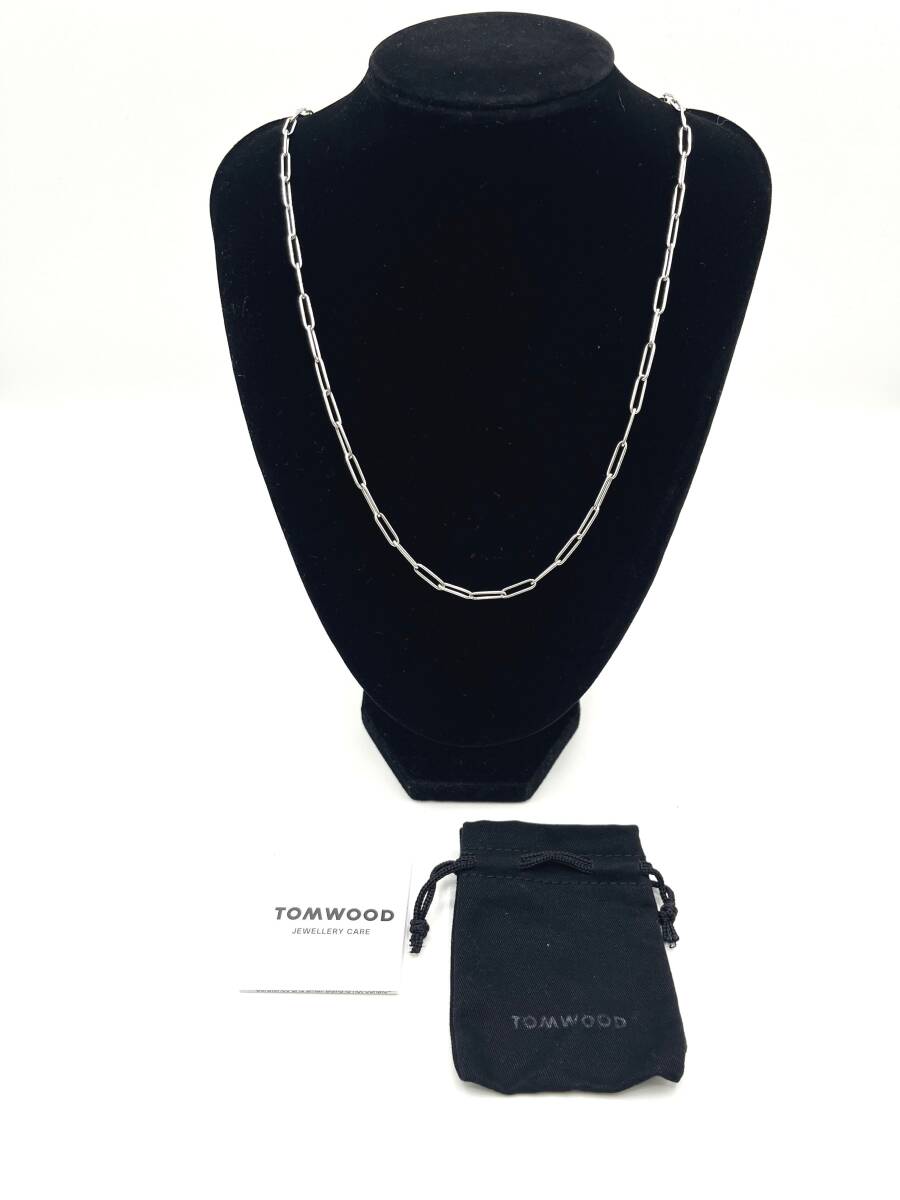 TOMWOOD　トムウッド Box Chain ボックス チェーン ネックレス　SV925　シルバー　全長62cm