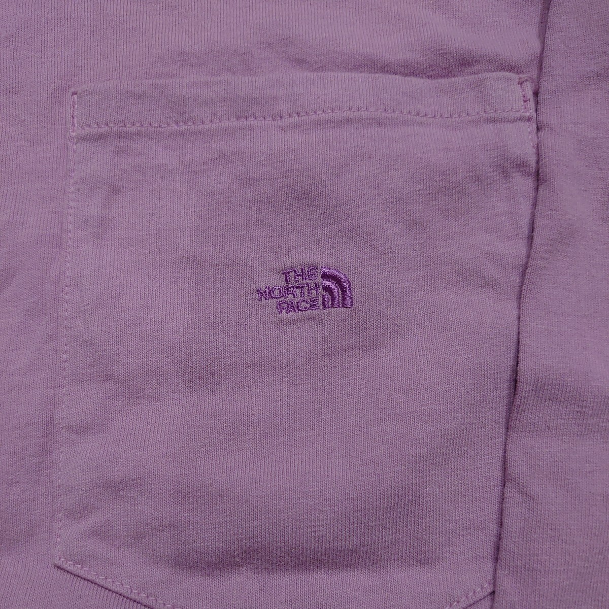 THE NORTH FACE PURPLELABELノースフェイスパープルレーベル NT3802N ポケットロングTシャツ メンズSサイズ ピンクの画像2