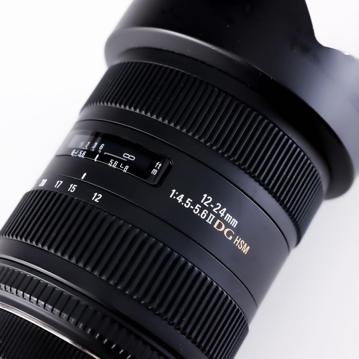 SIGMA 広角ズームレンズ 12-24mm F4.5-5.6IIDG HSM キヤノン用【実用品】ケース付き