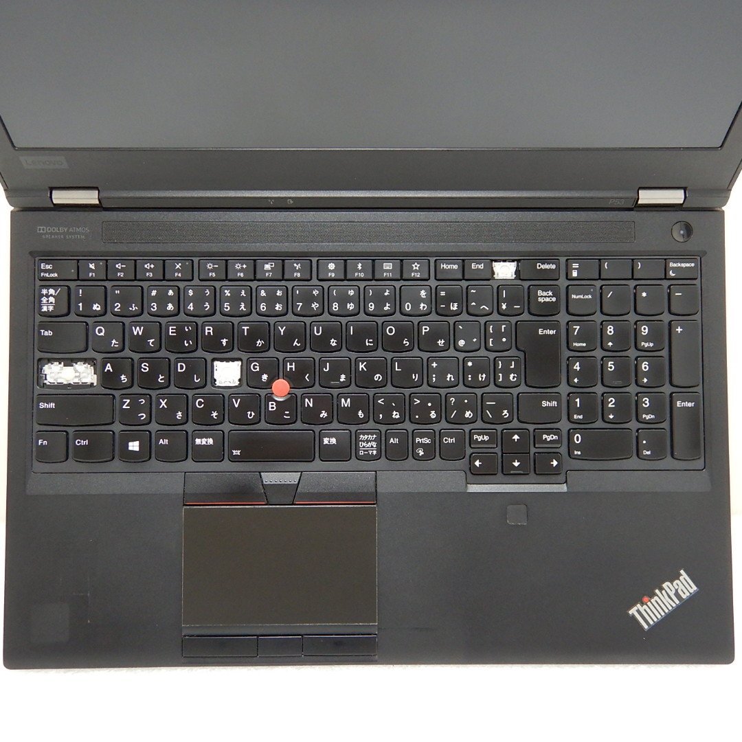 Lenovo ThinkPad P53 i7 9750H 16GB SSD256GB 15.6 FHD Quadro T1000 Windows11 Pro 20QQS0VN00 ノートパソコン レノボ【AC、キー欠品】05_画像6