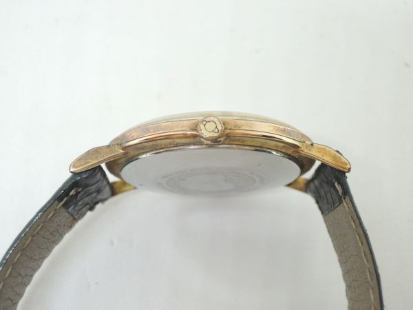 動作品 ENICAR エニカ 100/149 PS ウルトラソニック 25石 ゴールドカラー 手巻き 腕時計 メンズウォッチの画像5