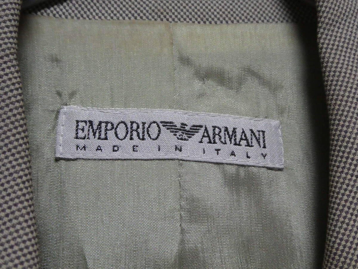 EMPORIO ARMANI エンポリオアルマーニ レディース グレー スカートスーツ セットアップ 40 MADE IN ITALY ジョルジオアルマーニの画像4