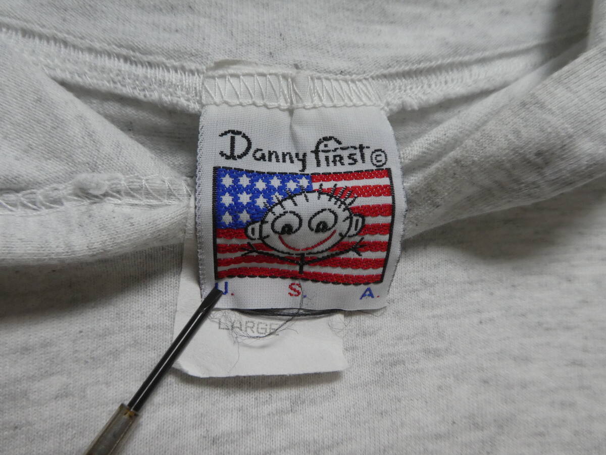 90s ビンテージ USA製　Danny First　バンダナ ロングTパーカーシャツ アメリカ製 ダニーファースト MADE IN USA_画像3