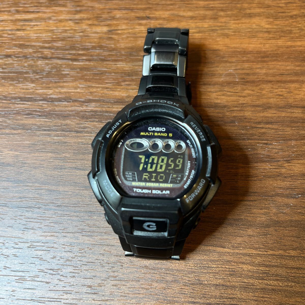 A450/【中古品】CASIO G-SHOCK 腕時計 カシオ Gショック ブラック デジタル ジーショック ファッション GW-810BD メンズ 時計 の画像7