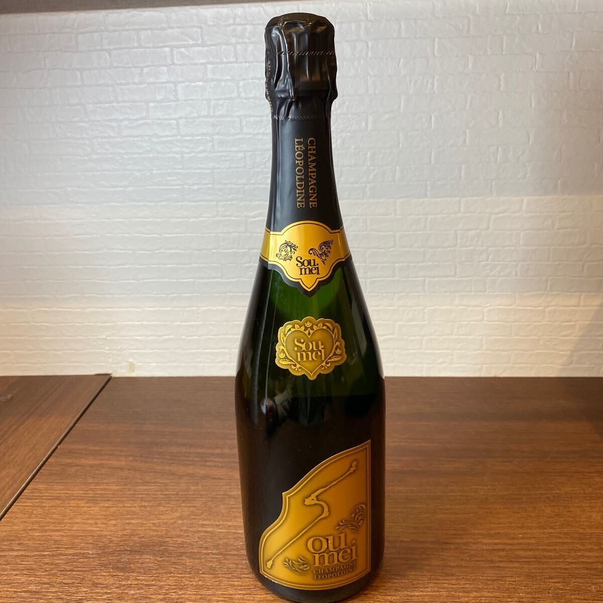 A4125/【個人保管】Soumei ブリュット シャンパン ソウメイ 750ml アルコール12.5% お酒 酒 ブランド ラベルキズありの画像1