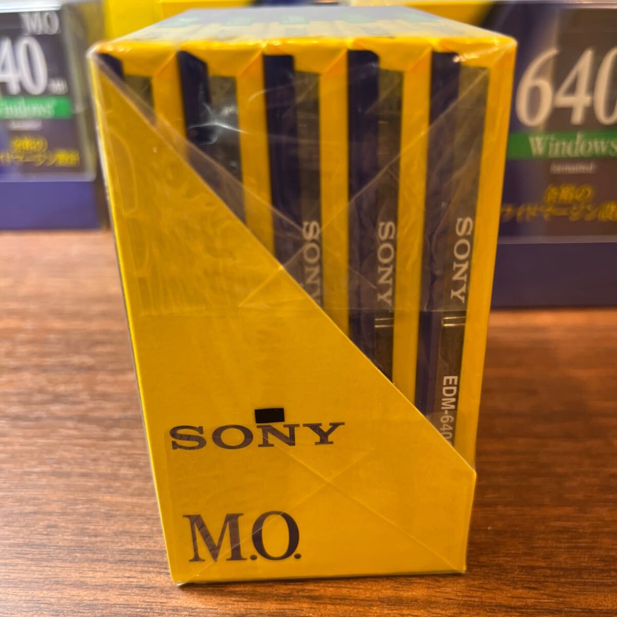 A4162/【個人保管品】SONY 3.5型MOディスク 5枚 640MB Windowsフォーマット 5EDM-640CDF PC パソコン の画像3