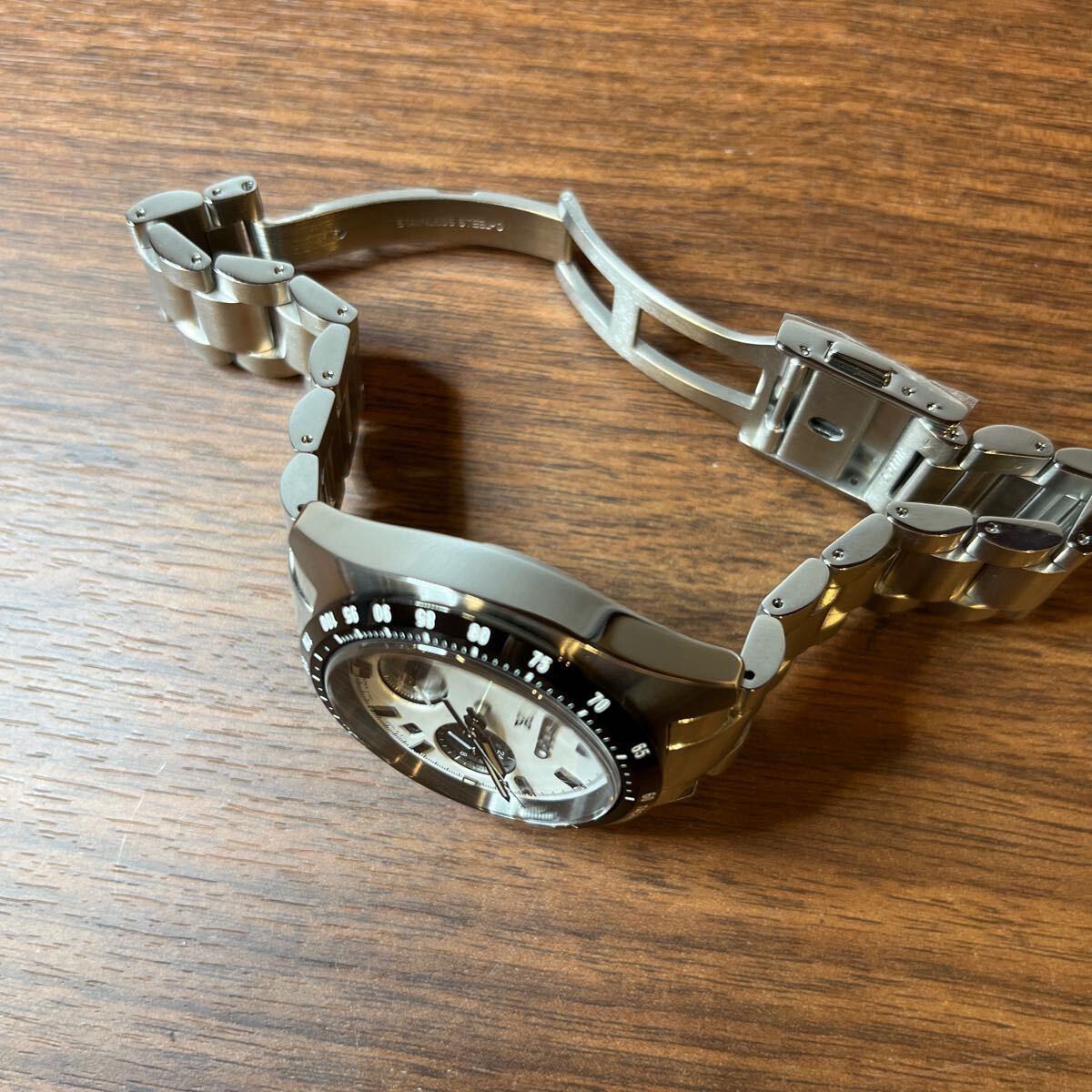 A4178/【中古品】SEIKO プロスペックス クロノグラフ 腕時計 ソーラー セイコー ファッション 時計 稼働品 動作確認済み 白文字盤の画像5