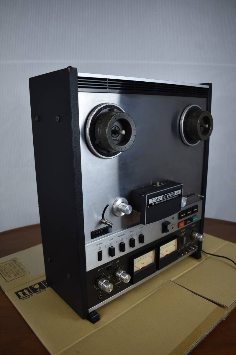 11900円 ティアック オープンリールデッキ A-6100MKⅡ 通電OK 11900円 ティアック オープンリールデッキ A-6100MKⅡ 通電OK