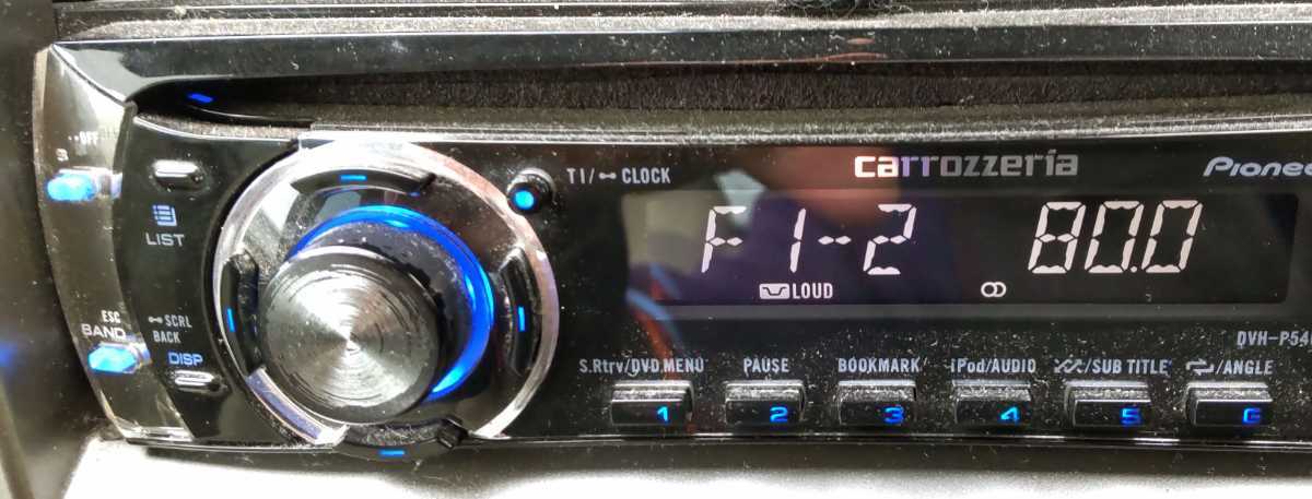 pioneer パイオニア　carrozzeria DVH-P540 動作確認品　カロ　DVD　i-pod　 USB　MP3　カロッツェリア_画像2
