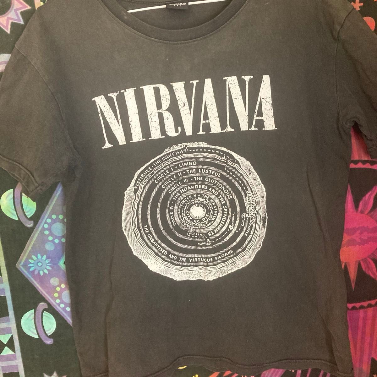 激レア　NIRVANA Tシャツ　ニルヴァーナ　Lサイズ　カートコバーン　グランジ　古着