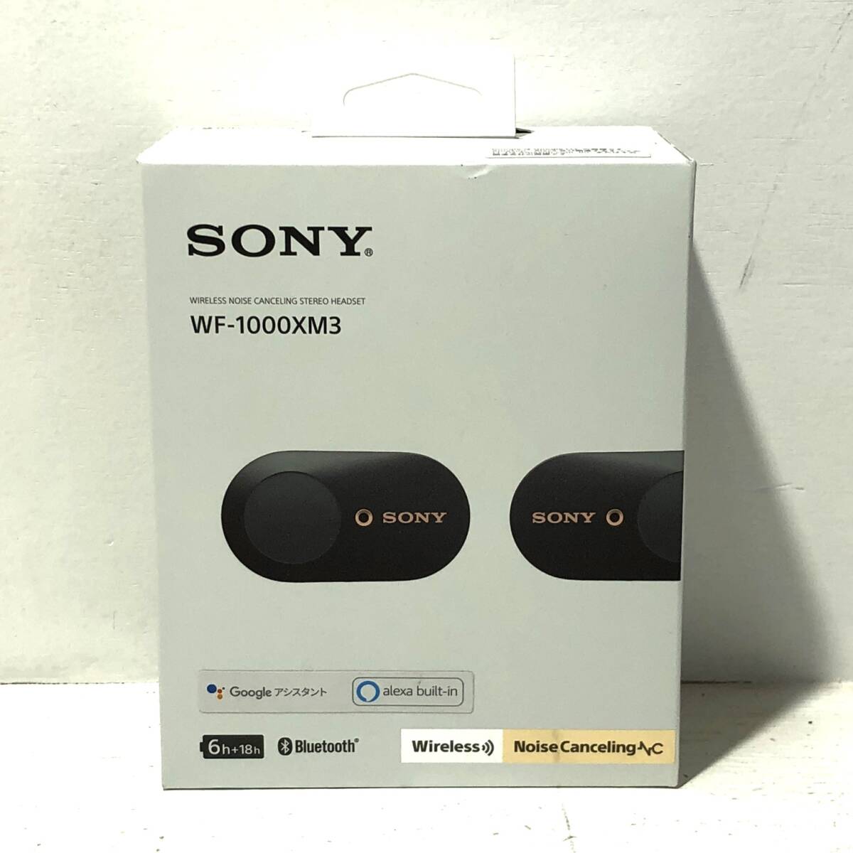 【中古品/60】SONY ノイズキャンセル機能搭載 完全ワイヤレスイヤホン WF-1000XM3 ブラックの画像1