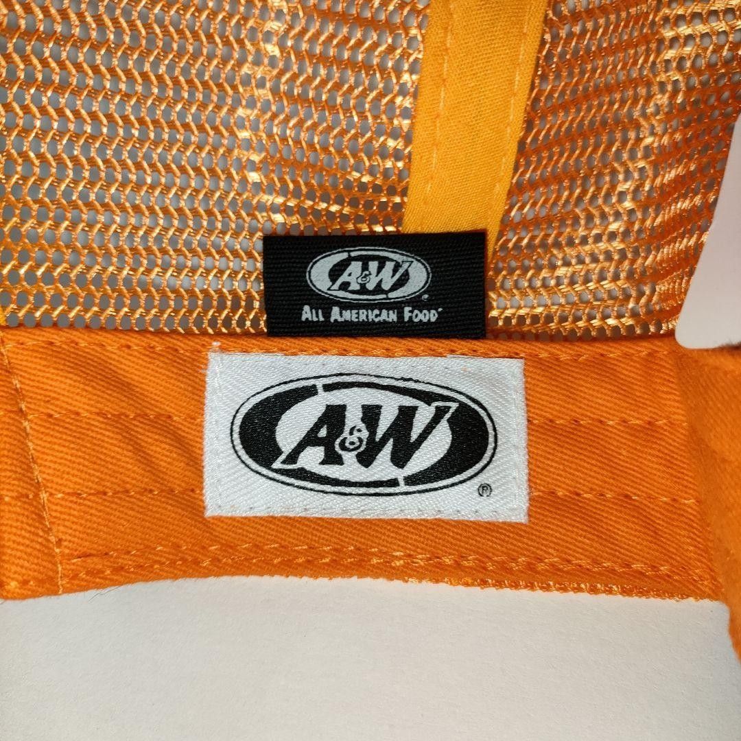 ［新品・未使用］ 純正品 正規品  A&W キャップ オレンジ 帽子 メッシュロゴキャップ エンダー 沖縄 限定