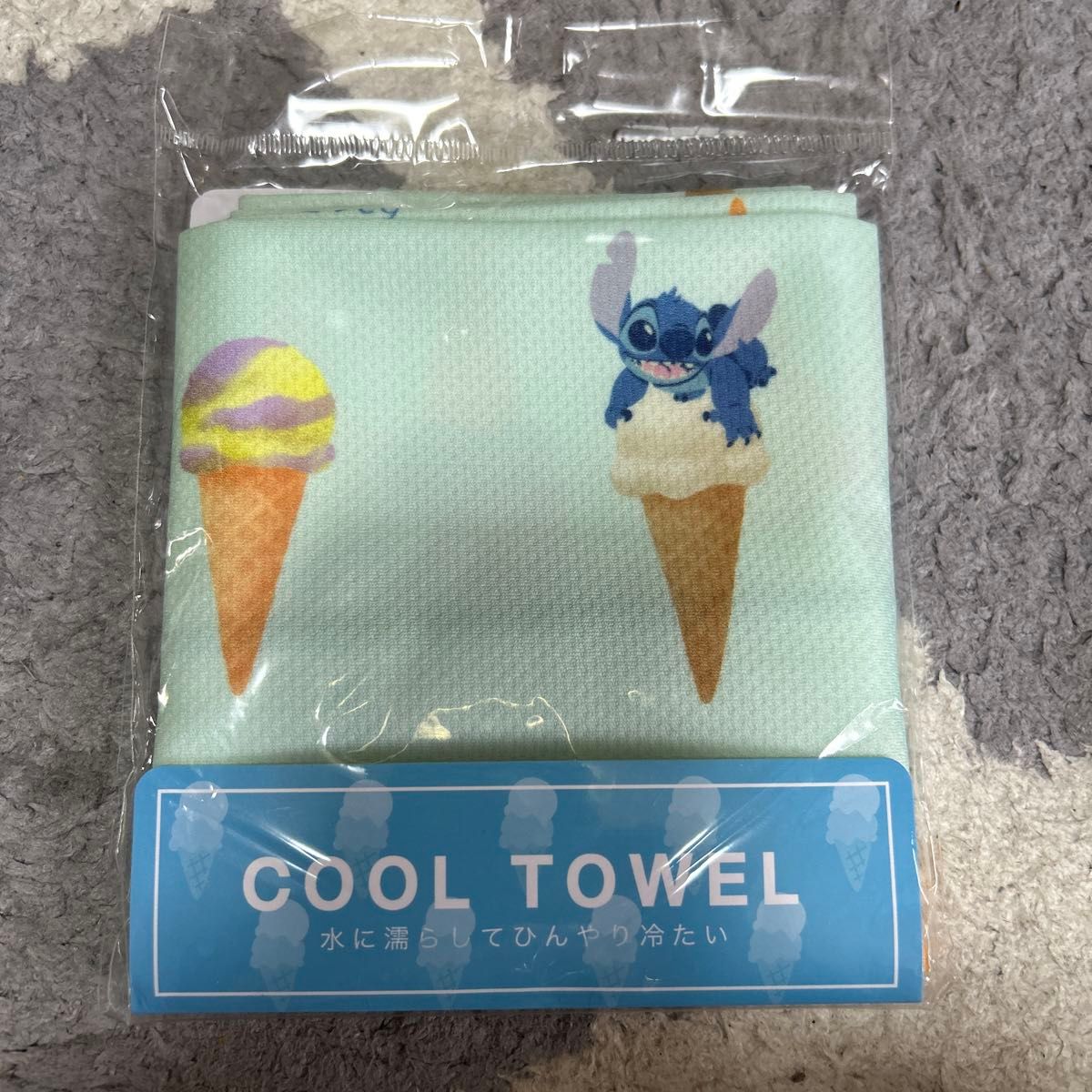 Disney COOL TOWEL スティッチ クールタオル 冷感タオル ディズニー 