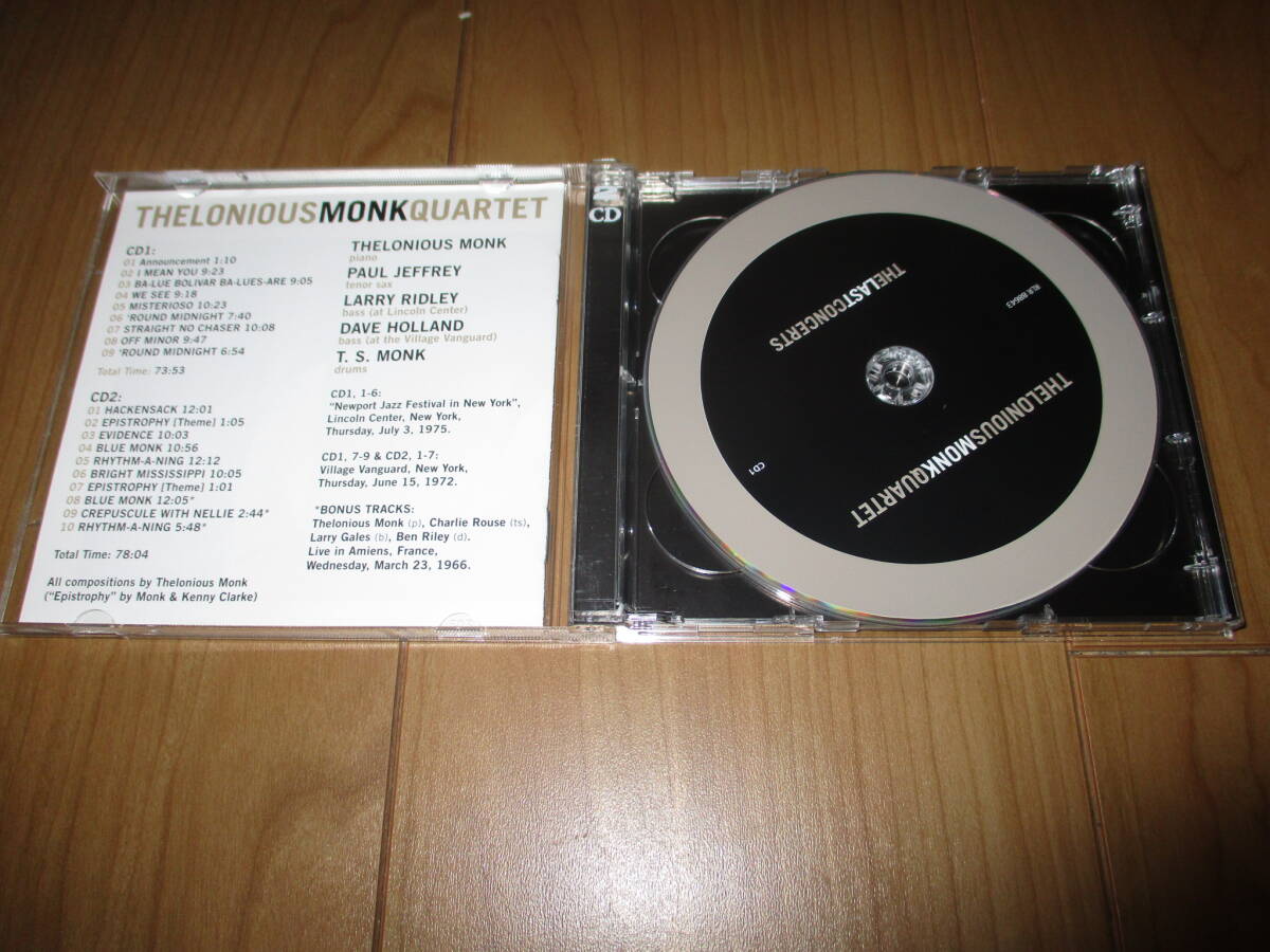 Thelonious Monk The Last Concerts 1975 セロニアス・モンク ラストコンサート 1975 2枚組 中古盤の画像2