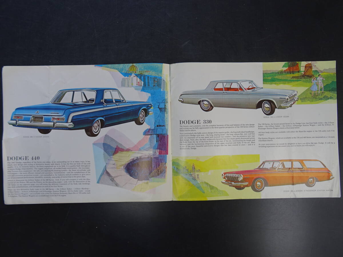 旧車カタログ 1966年(昭和41年）「ポンティアック/総合カタログ」 1963年 「ダッジ/総合カタログ」 2部セット 送料当方負担の画像9