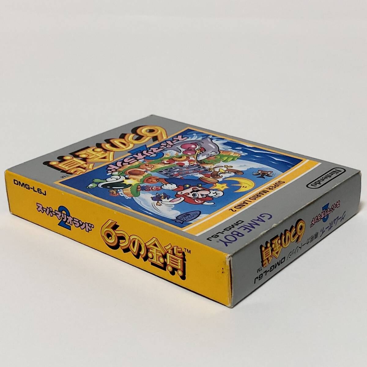 ゲームボーイ スーパーマリオランド２ ６つの金貨 箱説付き 痛みあり 任天堂 Nintendo GameBoy Super Mario Land 2 CIB Tested_画像5