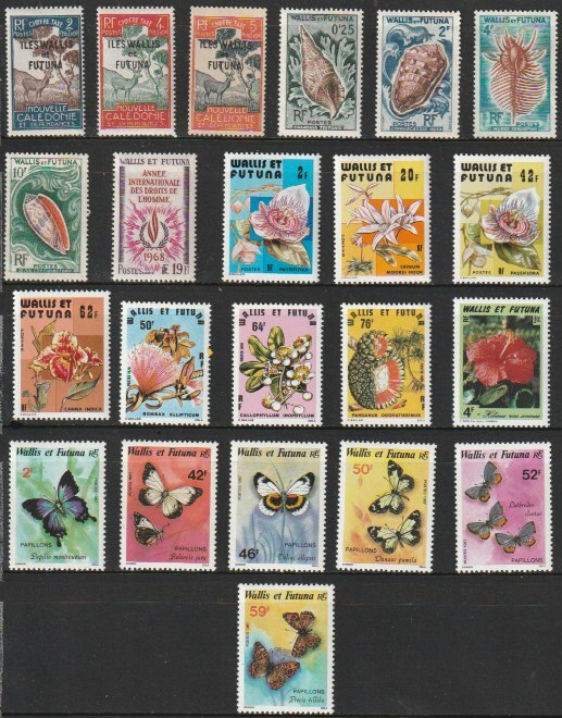 wa squirrel fte.na7 1930 year ~1987 year ( unused memory . flower butterfly .5 set )22 kind 