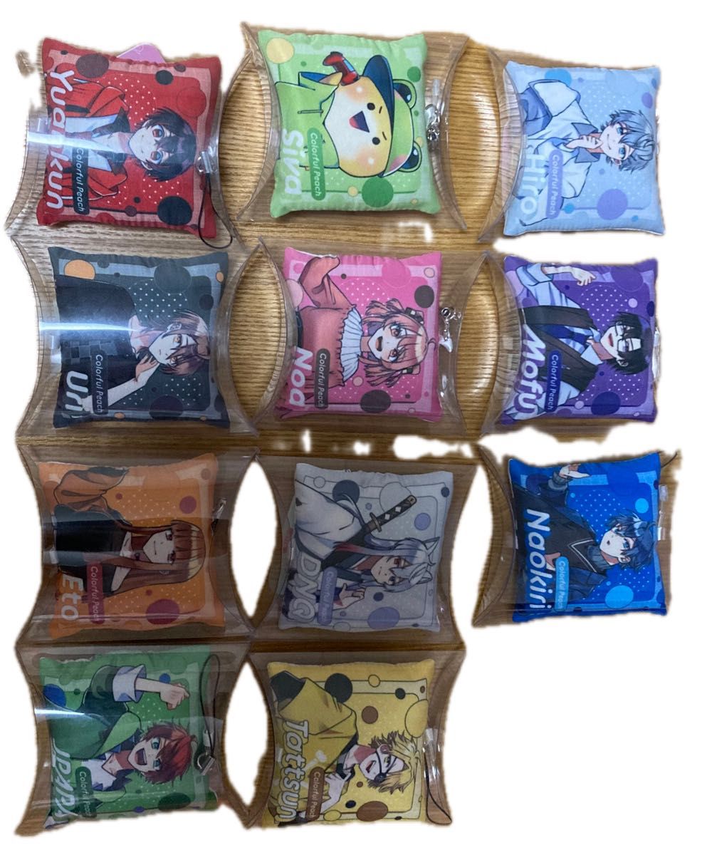 カラフルピーチ ミニクッションストラップ 全11種 コンプリート カラフルピーチ ミニクッションストラップ 全11種 コンプリート