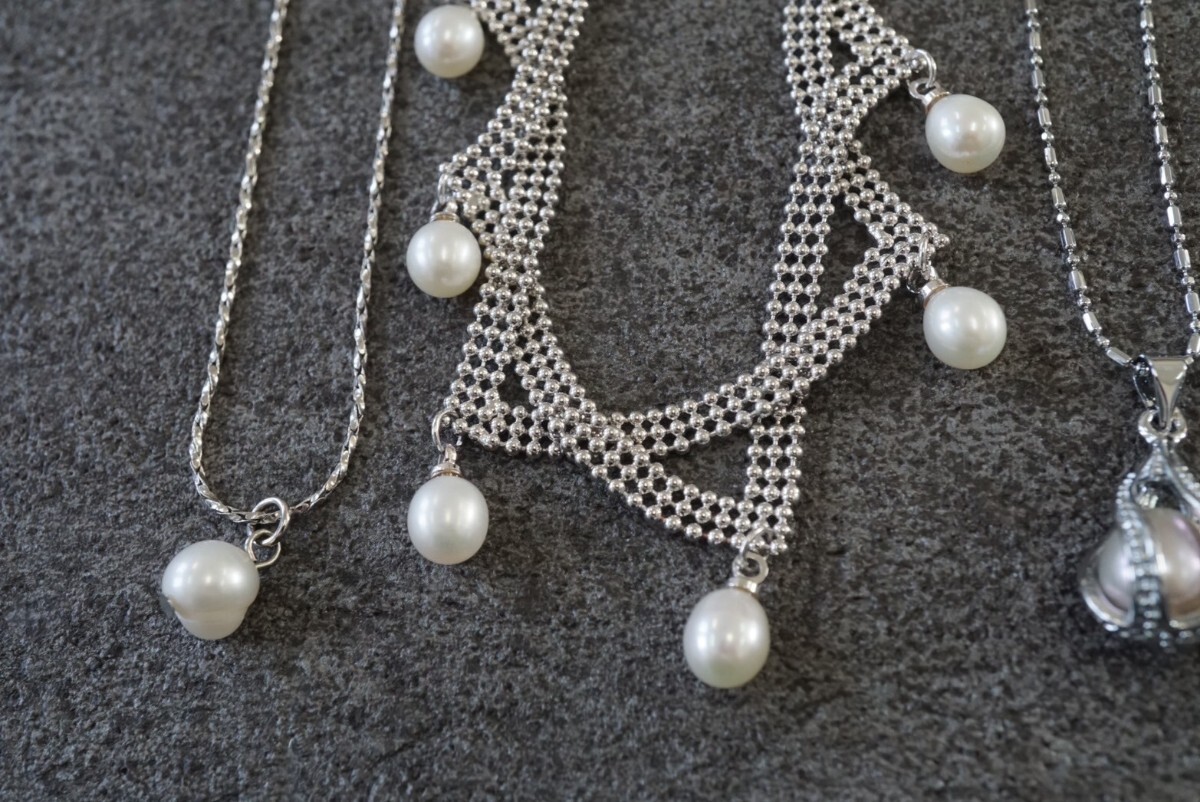 B3 アコヤ真珠など 本真珠 パール ペンダント ネックレス SILVER含む ヴィンテージ アクセサリー 大量 まとめて おまとめ まとめ売りの画像2